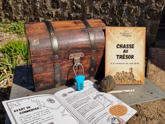 coffre de la chasse au trésor
