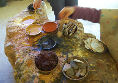 colours in the middle ages photo